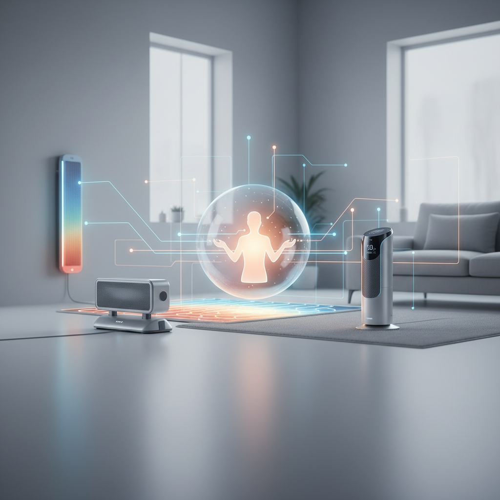 L'Avènement des Produits Chauffants Connectés : Une Chaleur sur Mesure - Illustration pour Innovations Produits Chauffants : La Révolution de la Chaleur Intelligente
