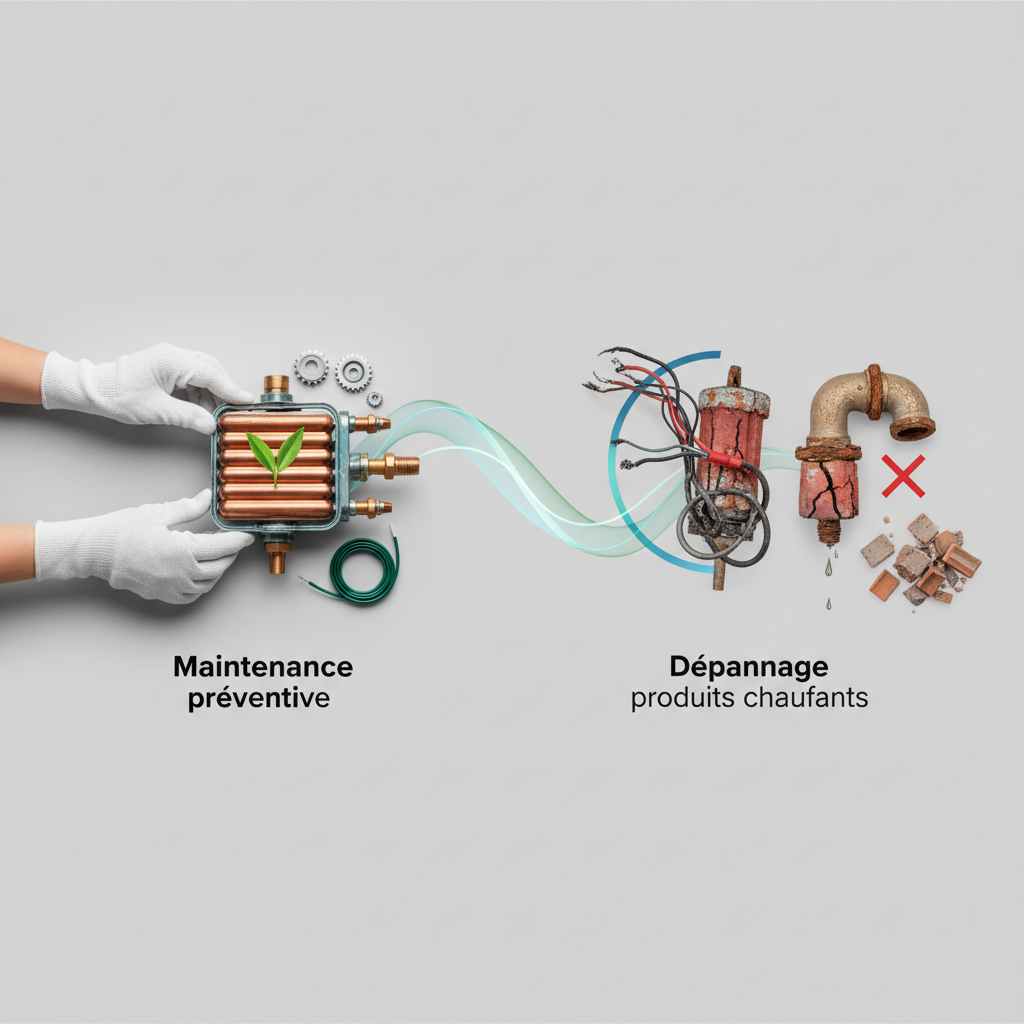 Maintenance préventive : Prolonger la durée de vie de vos équipements - Illustration pour Dépannage produits chauffants : Pannes courantes et entretien