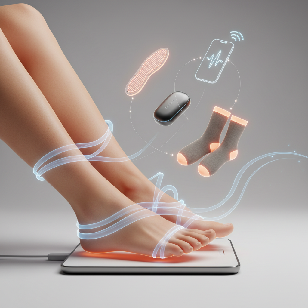 Les solutions chauffantes modernes : Technologie au service de vos pieds - Illustration pour Pieds froids : Solutions efficaces pour un confort optimal