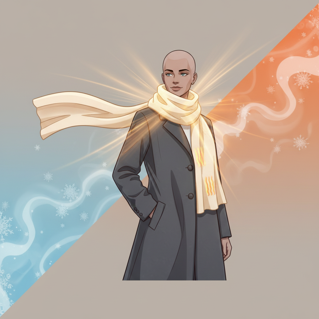 Pourquoi adopter l'écharpe chauffante ? Avantages et bénéfices - Illustration pour Écharpe chauffante : L'alliée style et chaleur contre le froid