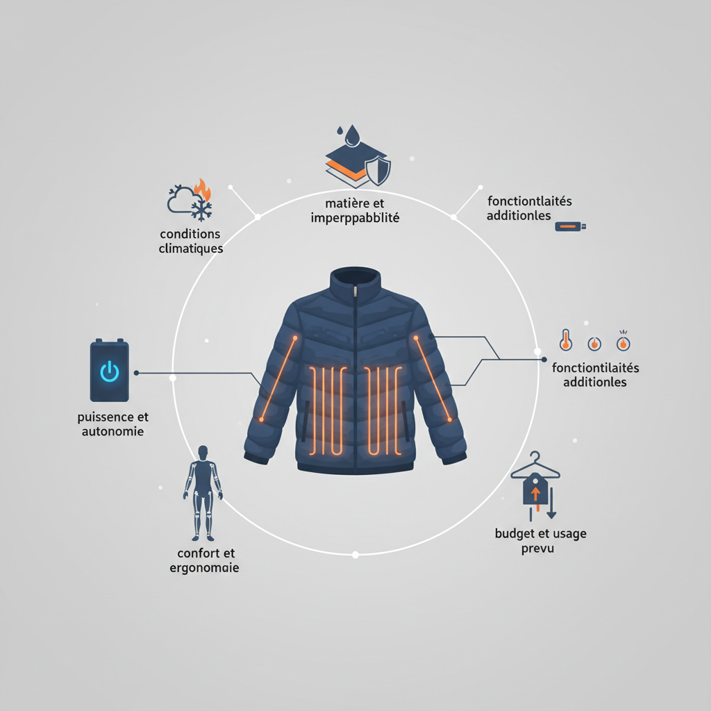 Comment choisir sa veste chauffante : les critères essentiels - Illustration pour Veste chauffante : Le guide ultime pour rester au chaud tout l'hiver