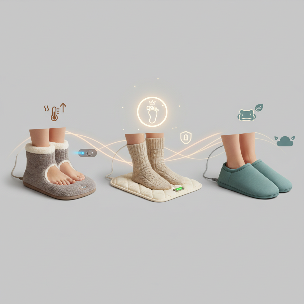 Critères Essentiels pour Choisir Votre Chauffe Pieds Électrique - Illustration pour Chauffe Pieds Électrique : Guide Ultime Confort & Bien-être