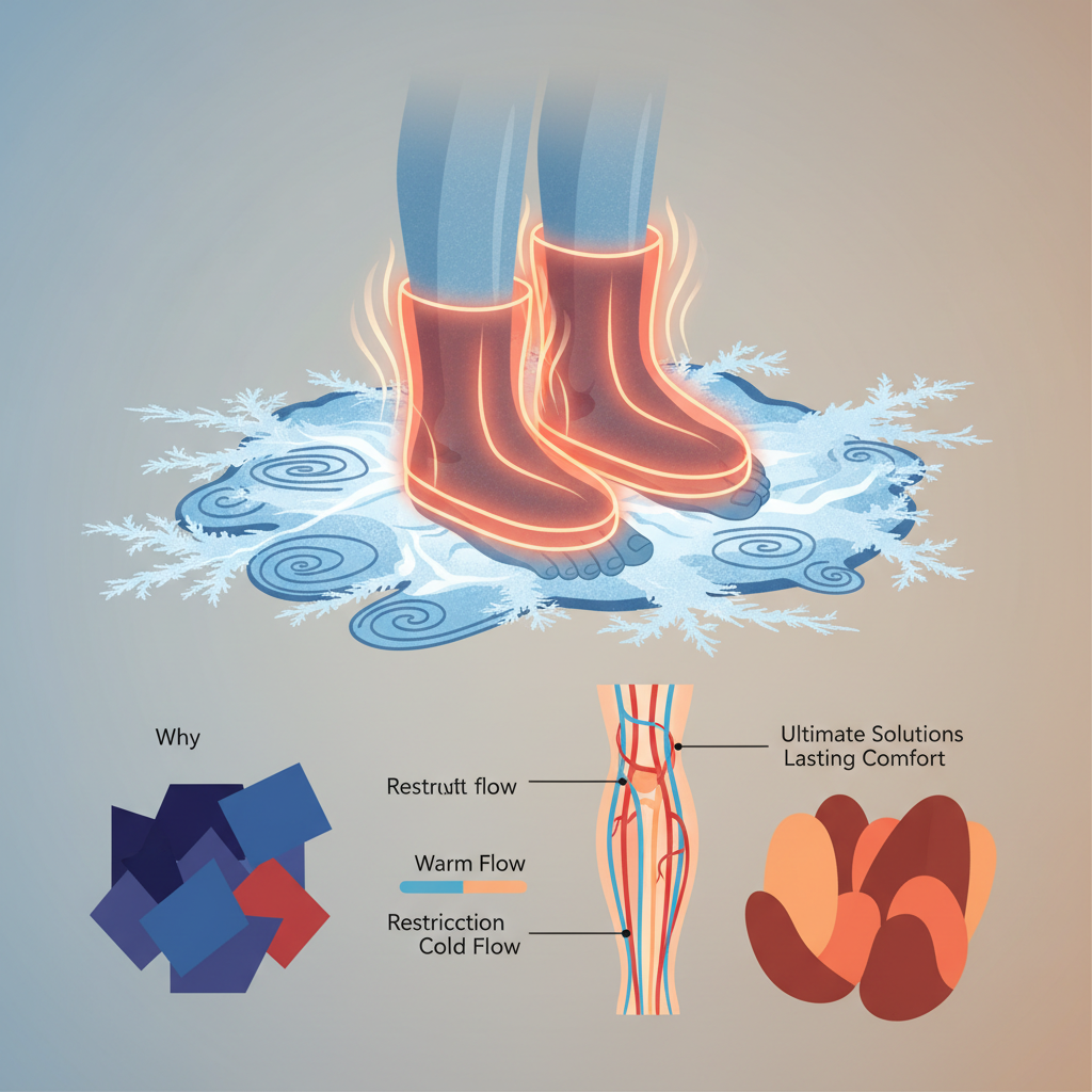 Pourquoi avons-nous les pieds froids ? Comprendre le phénomène - Illustration pour Pieds froids : les solutions ultimes pour un confort durable