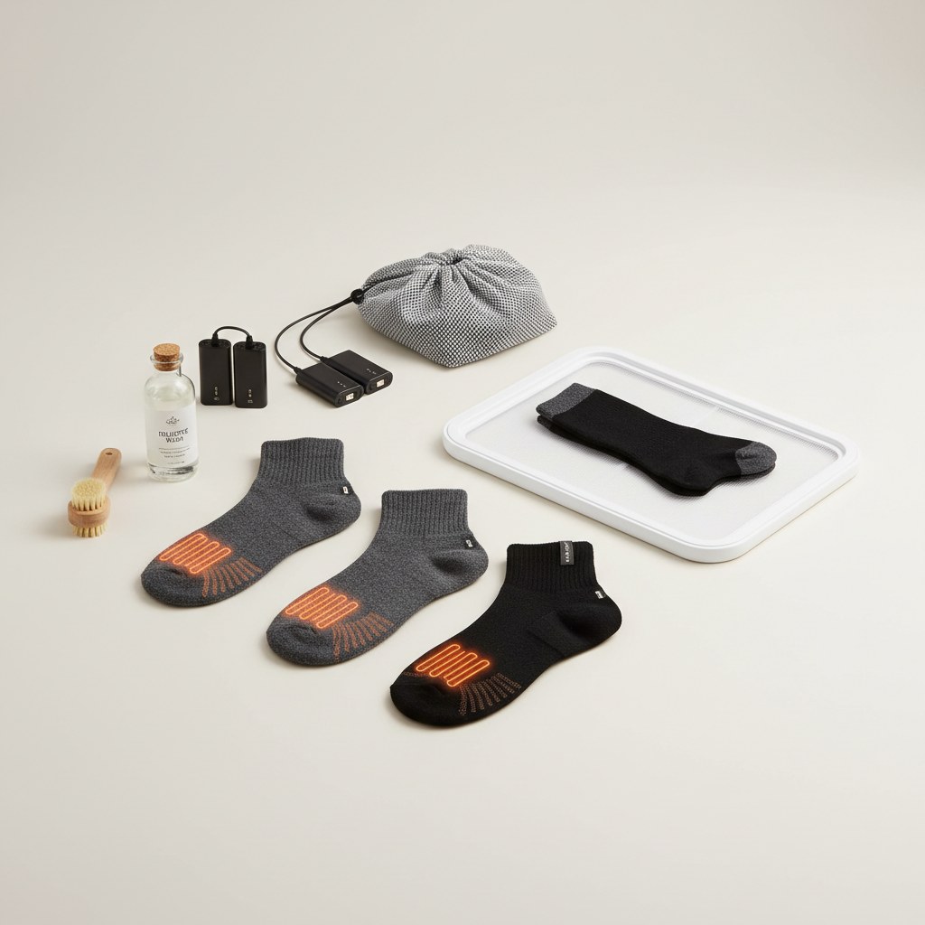 Comment Entretenir et Prolonger la Vie de vos Chaussettes Chauffantes - Image principale de l'article