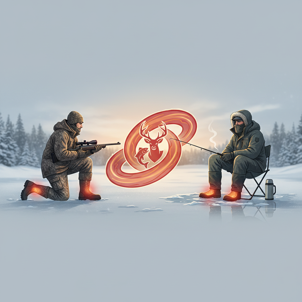Pourquoi l'Équipement Chauffant est Crucial pour la Chasse et la Pêche ? - Illustration pour Chaussettes & Semelles Chauffantes : Chasse & Pêche au Chaud