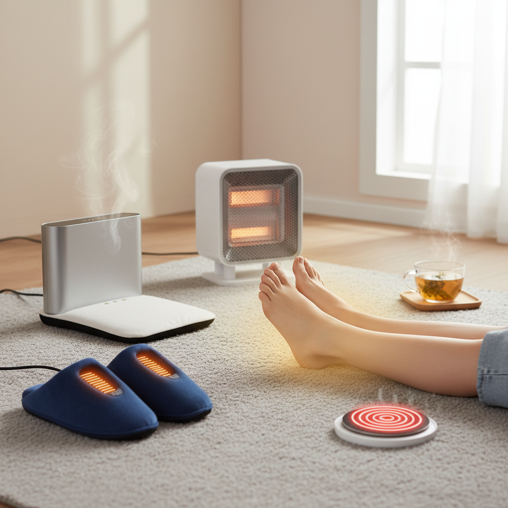 Les meilleures solutions chauffantes pour dire adieu aux pieds glacés - Illustration pour Pieds froids : les solutions efficaces pour un confort optimal