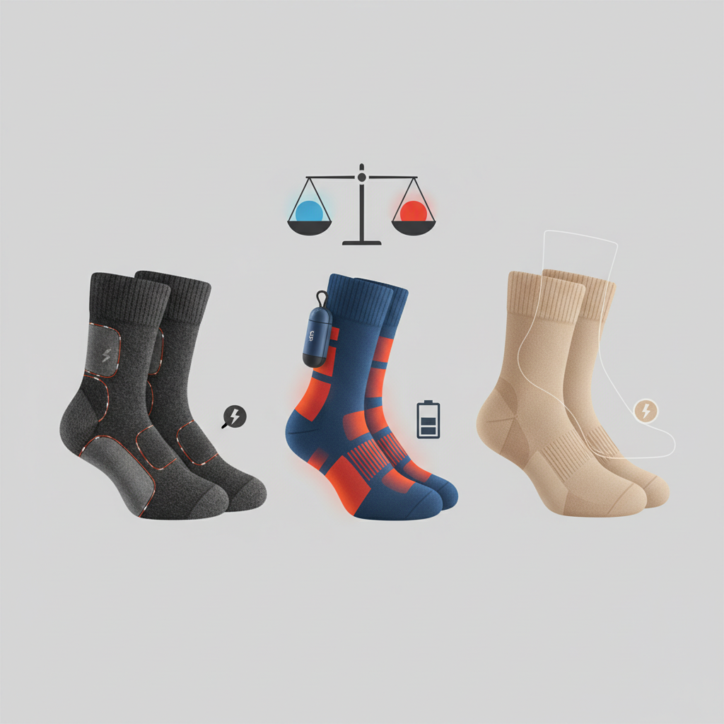 Les Critères Essentiels pour Bien Choisir Ses Chaussettes Chauffantes - Illustration pour Comparatif : Choisir Ses Chaussettes Chauffantes pour l'Hiver