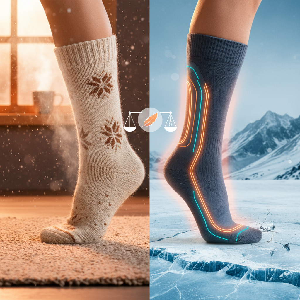 Pourquoi Investir dans des Chaussettes Chauffantes ? - Illustration pour Comparatif : Choisir Ses Chaussettes Chauffantes pour l'Hiver