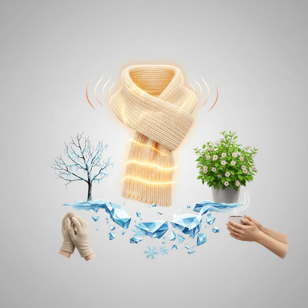 Pourquoi l'Écharpe Chauffante est-elle Indispensable ? - Illustration pour Écharpe Chauffante : Le Guide Ultime Pour un Hiver Douillet