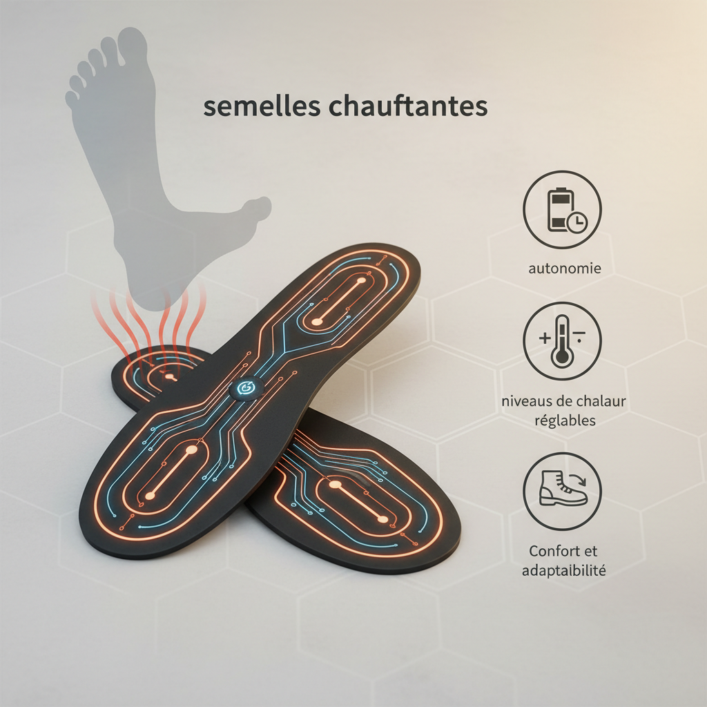 Comment Choisir Semelles Chauffantes : Les Critères Essentiels - Illustration pour Semelles Chauffantes : Guide Ultime pour des Pieds au Chaud Partout