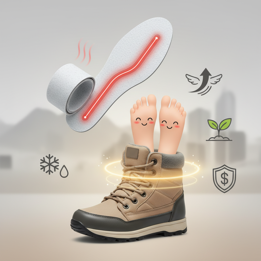 Pourquoi Opter pour des Semelles Chauffantes ? Les Avantages Multiples - Illustration pour Semelles Chauffantes : Guide Ultime pour des Pieds au Chaud Partout