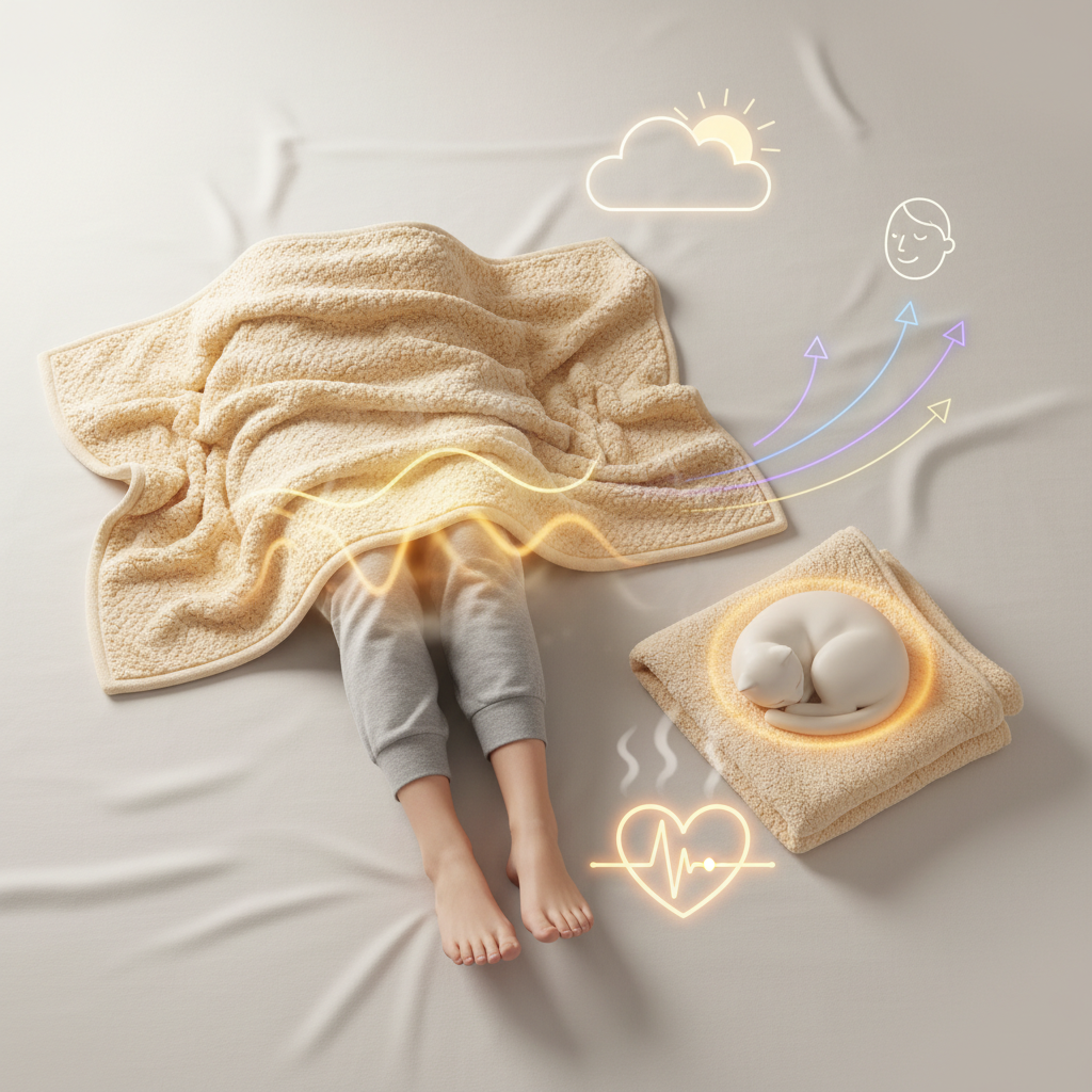 Pourquoi Adopter une Couverture Chauffante Électrique ? Les Bienfaits Insoupçonnés - Illustration pour Guide Complet : Quelle Couverture Chauffante Électrique Choisir ?