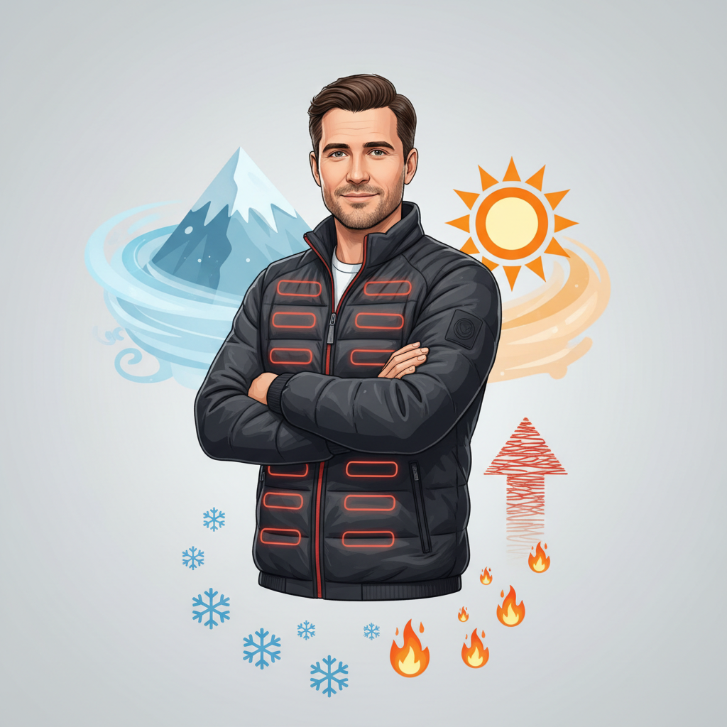 Pourquoi Adopter la Veste Chauffante ? Avantages et Bénéfices - Illustration pour Veste Chauffante : Le Guide Complet pour Affronter le Froid