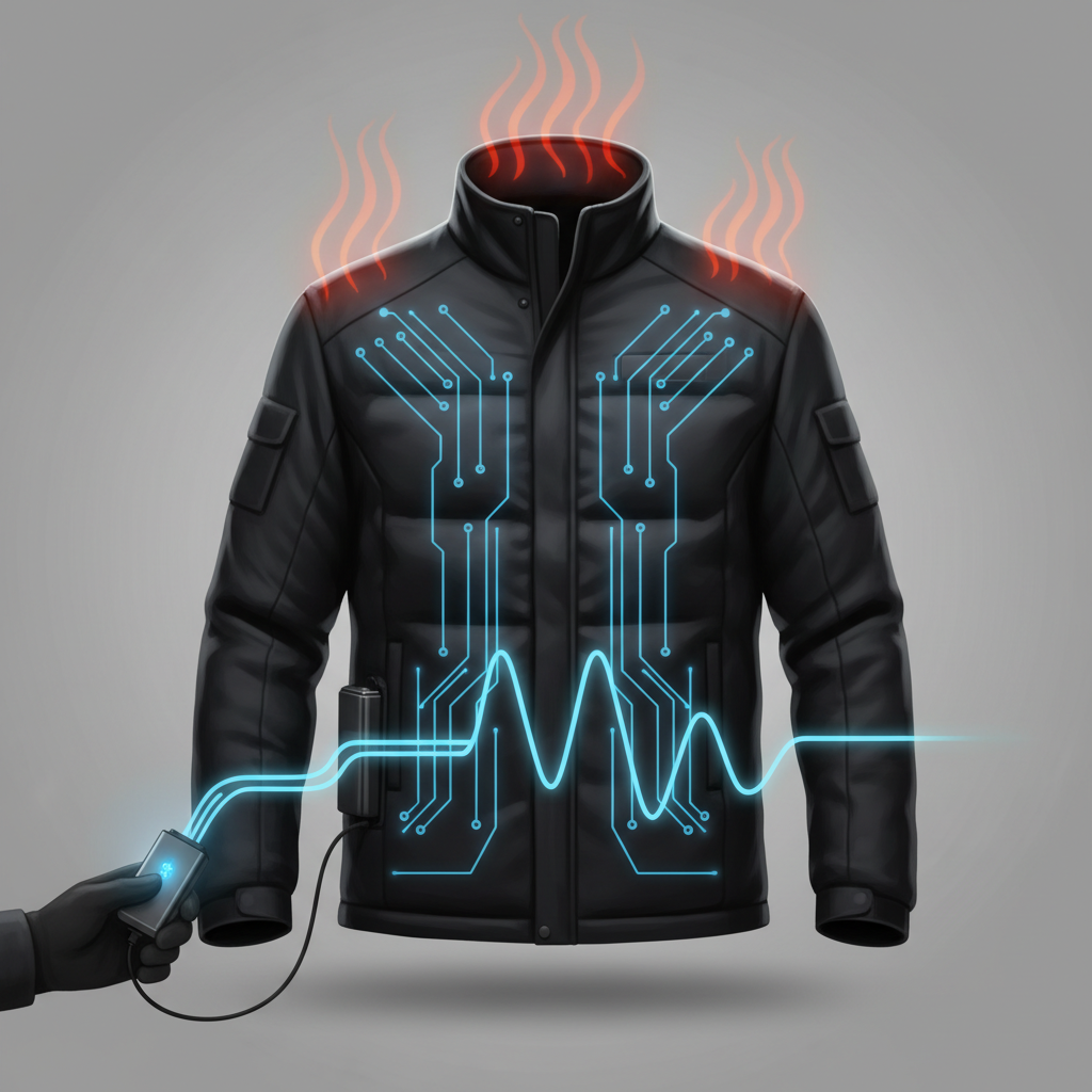Qu'est-ce qu'une Veste Chauffante et Comment Ça Marche ? - Illustration pour Veste Chauffante : Le Guide Complet pour Affronter le Froid