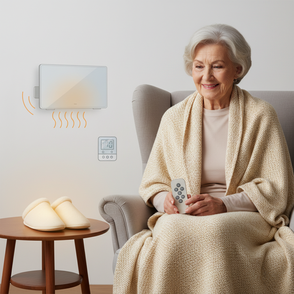 Les meilleurs produits chauffants pour les seniors : un guide détaillé - Illustration pour Produits chauffants seniors : Confort, sécurité et facilité d'usage