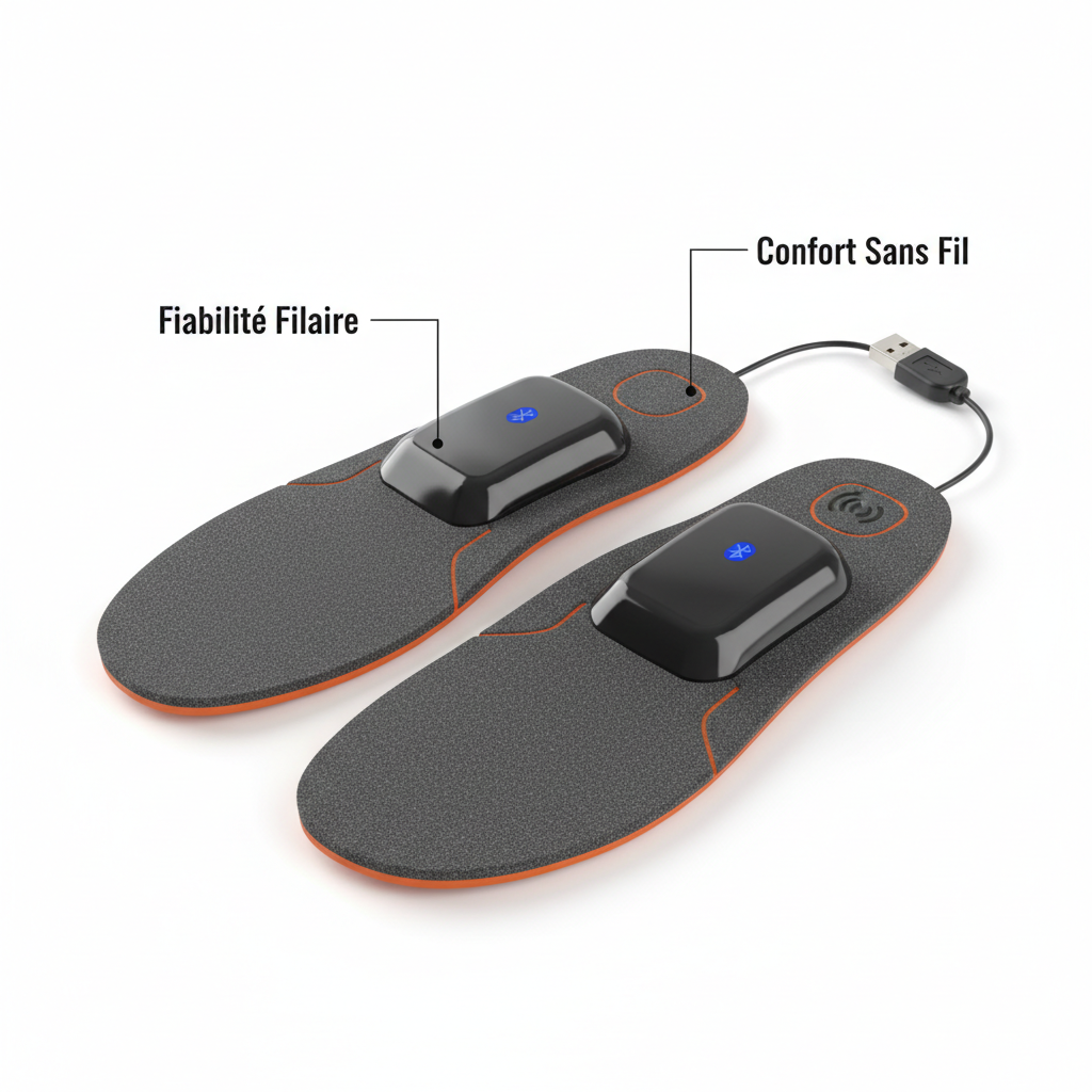 Semelle Chauffante Bluetooth : Confort Sans Fil ou Fiabilité Filaire ? - Image principale de l'article
