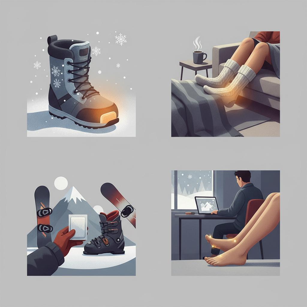 La Chauffe Orteils Utilité dans Divers Contextes - Illustration pour chauffe orteils utilité : Chauffe orteils : Une utilité insoupçonnée pour un confort optimal