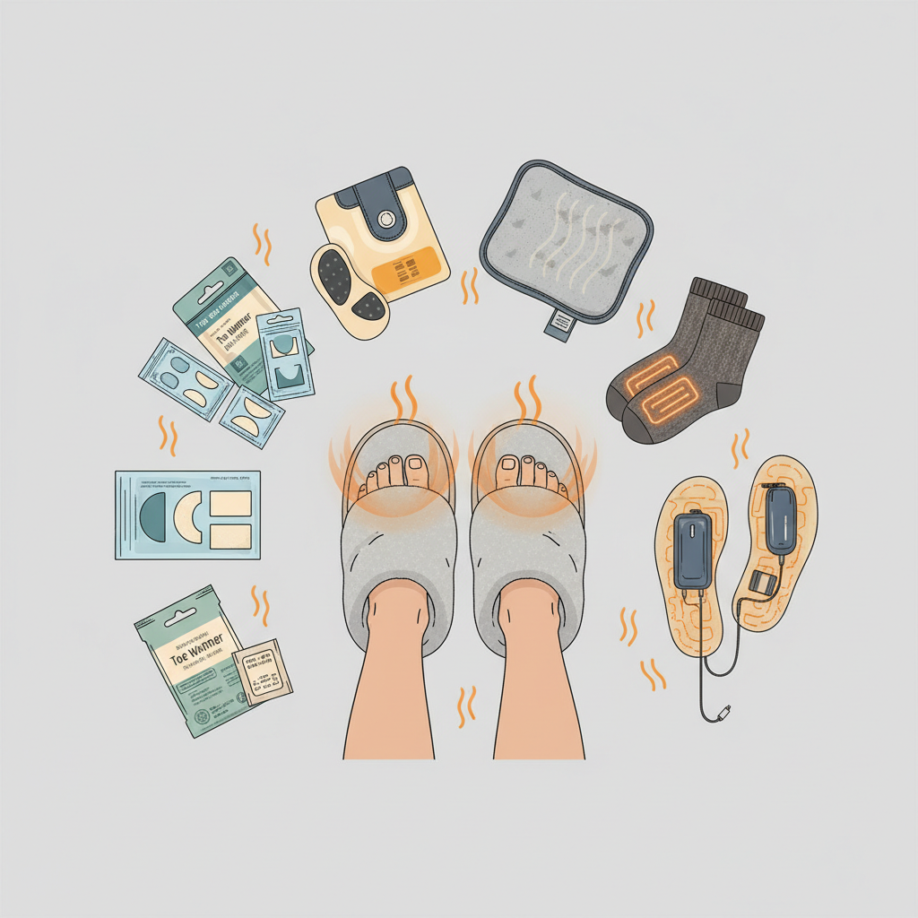 Les différents types de Chauffe orteils : Trouvez votre solution idéale - Illustration pour Chauffe orteils utilité : Un confort optimal pour vos pieds