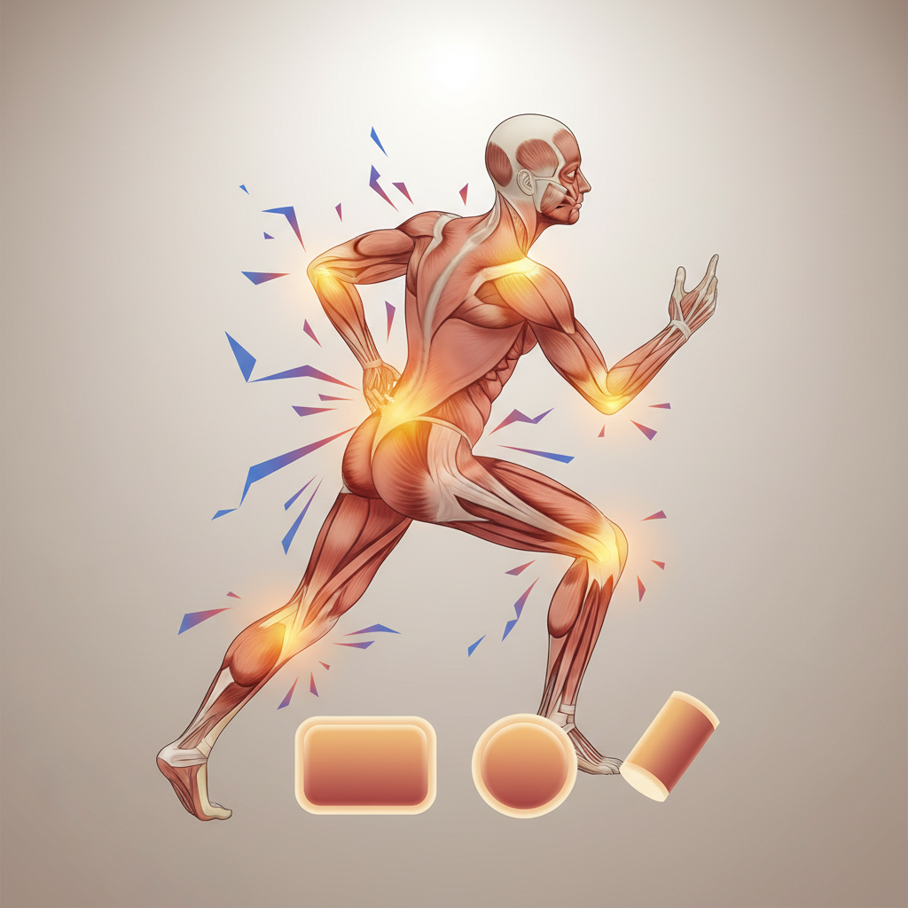 Comprendre l'Action de la Chaleur contre la Douleur - Illustration pour Produits chauffants : Soulagez vos douleurs musculaires et articulaires