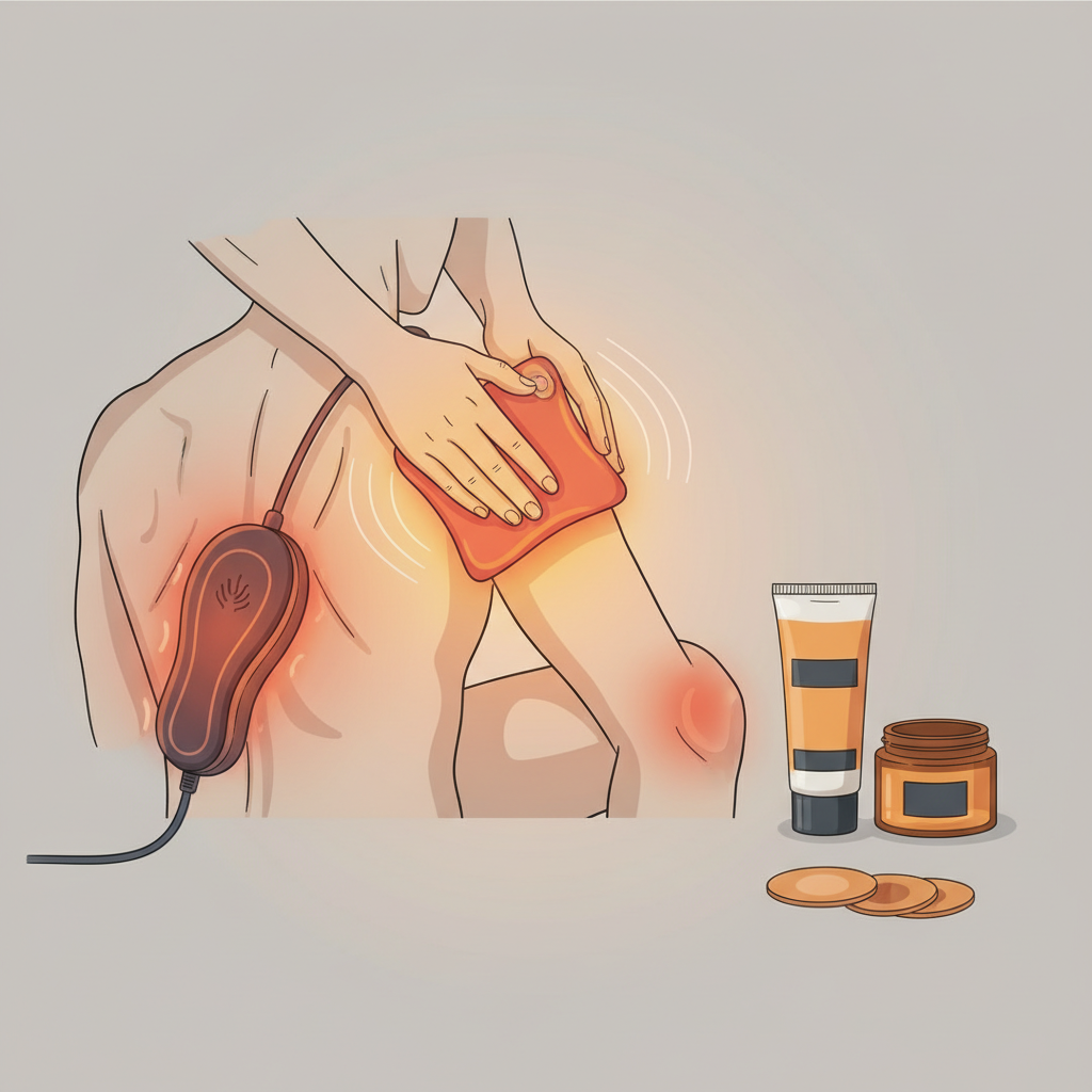 Produits Chauffants Spécifiques pour Douleurs - Illustration pour Produits chauffants : Soulagez vos douleurs musculaires et articulaires