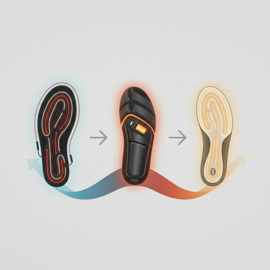 Types de Semelles Chauffantes : Quelle Est la Meilleure Option pour Vous ? - Illustration pour Semelles Chauffantes : Le Guide Ultime pour des Pieds au Chaud