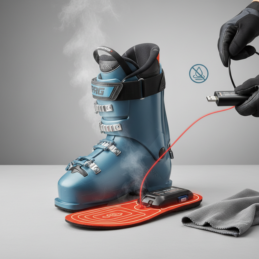 Maintenance et précautions d'usage - Illustration pour Semelles chauffantes pour bottes et ski : pieds au sec et au chaud