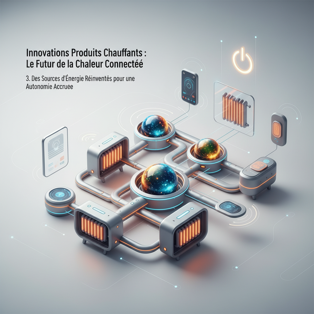3. Des Sources d'Énergie Réinventées pour une Autonomie Accrue - Illustration pour Innovations Produits Chauffants : Le Futur de la Chaleur Connectée