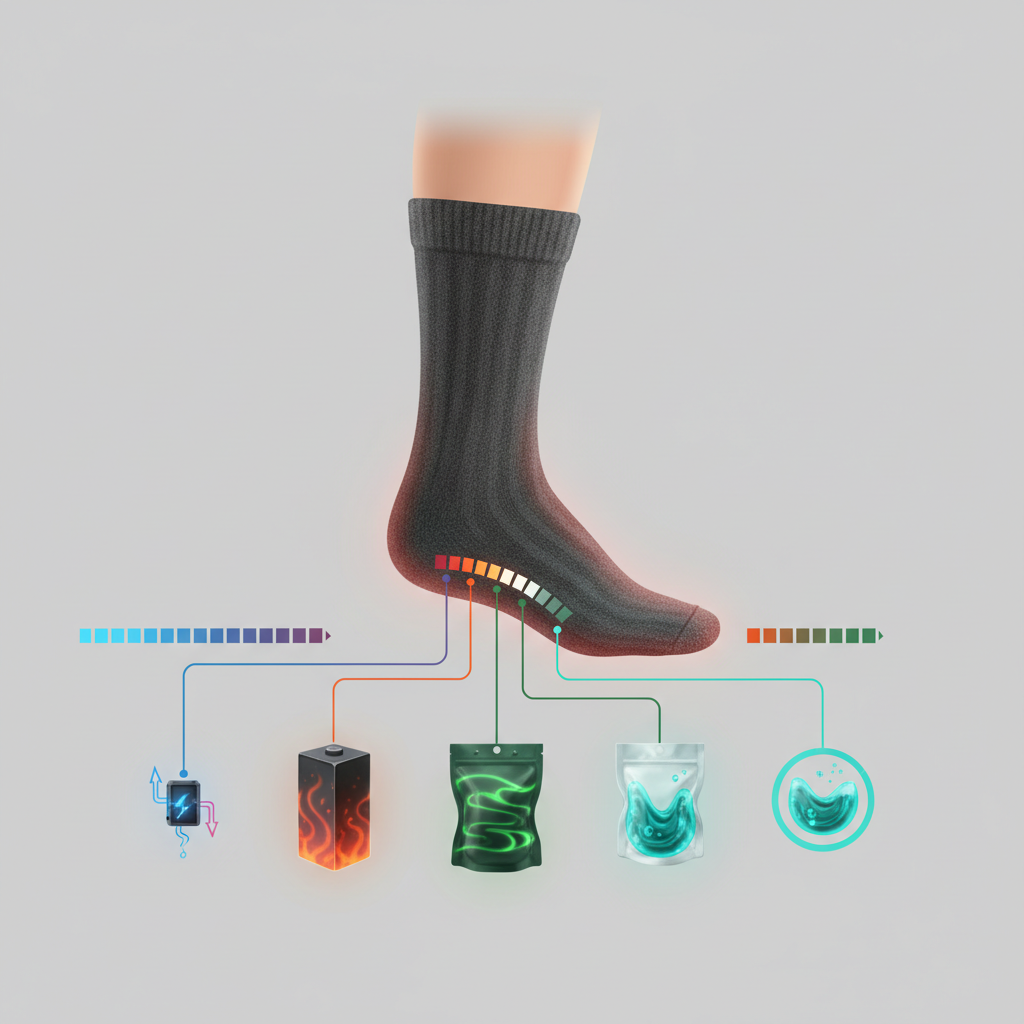 Les Différentes Technologies de Batteries et Leur Impact sur l'Autonomie - Illustration pour Autonomie chaussettes chauffantes : Le guide complet pour un confort durable