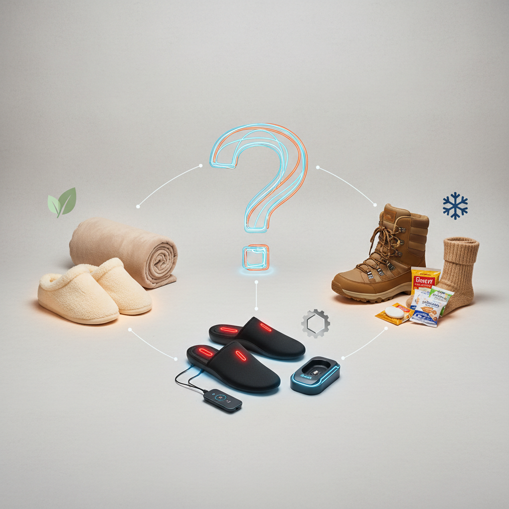 Comment choisir la meilleure solution pour vos besoins ? - Illustration pour Solutions chauffantes pieds : le guide ultime pour un hiver douillet